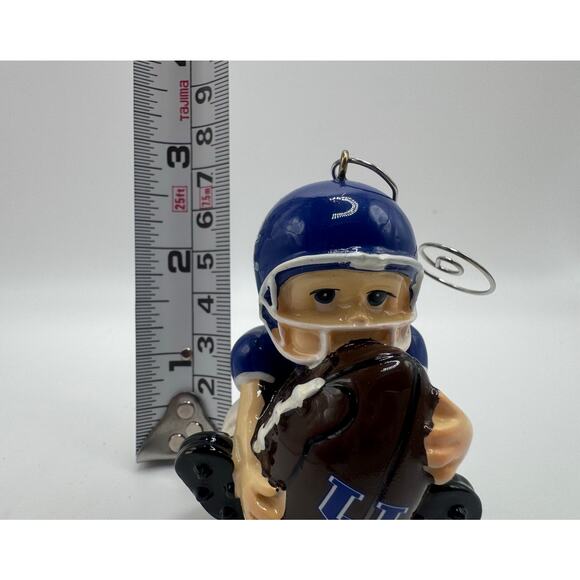 UK University of Kentucky LIL FAN TEAM PLAYER Football 3" Christmas Ornament - Picture 5 of 5